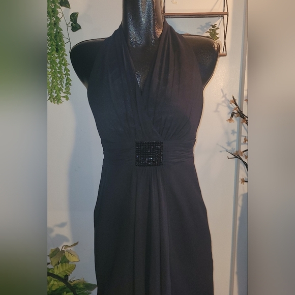 Evan-Picone black dress Size 6 - Picture 2 of 8